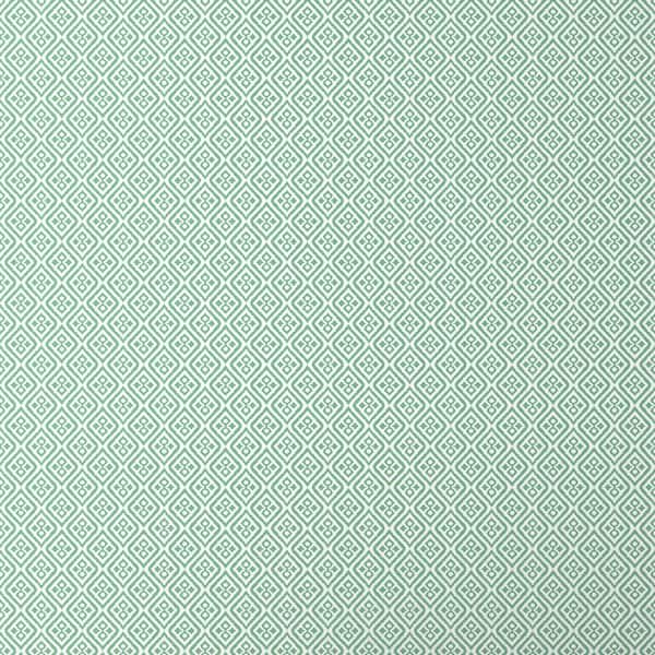 Tile White and Green combination Non-Pasted Wallpaper Roll (Covers approximately 52 square feet)