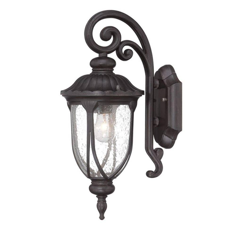 16.5 in. Black Outdoor Hardwired Sconce with No Bulbs Included price history on PriceWatchPro