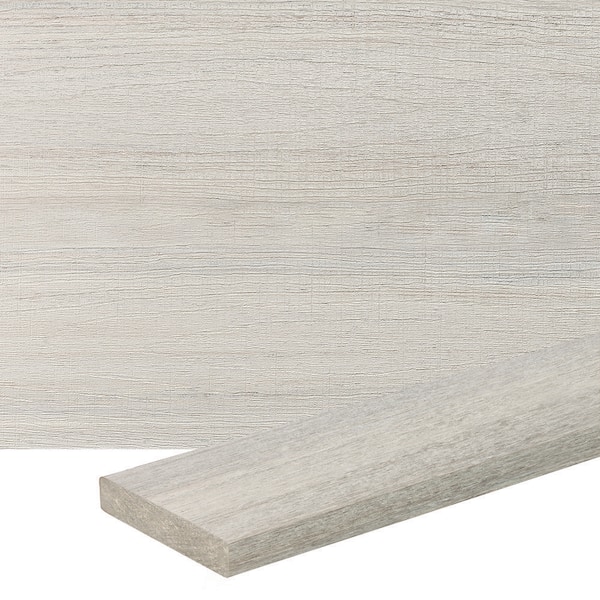 Advanced PVC Landmark 5/4 in. x 6 in. x 16 ft. Square Boardwalk PVC Deck Board (Actual: 1 in. x 5 1/2 in. x 16 ft.)