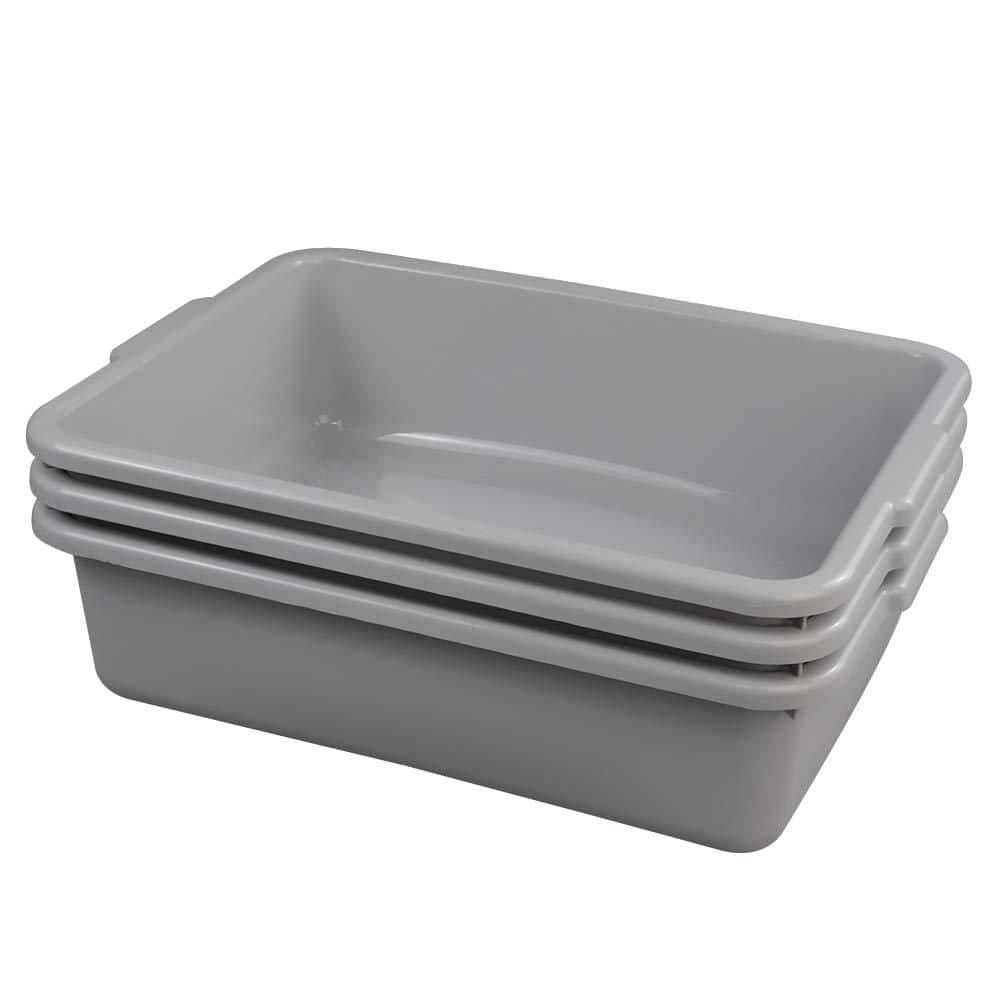 17 in. x 13.2 in. Concrete Cement Mixing Tray for Household, RV, Camping Commercial Suitcase, Grey (3-Pack) price history on PriceWatchPro