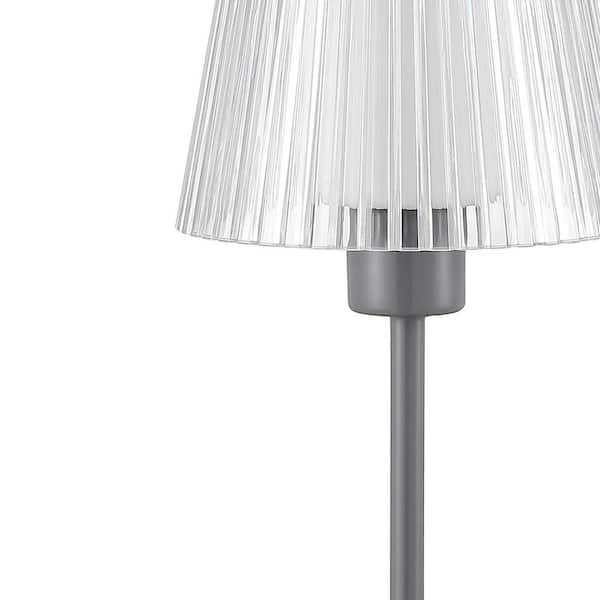 Rockefeller Sparkle Cordless Table Lamp: Modern Acrylic Iron