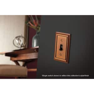Brown 1-Gang Toggle Wall Plate (1-Pack)