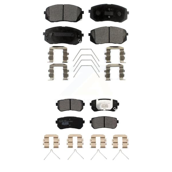 TEC Front Rear Ceramic Brake Pads Kit For Kia Optima With Manual Parking KTC-100537