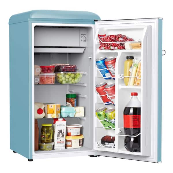 Galanz - Retro 3.1 Cu. Ft. Mini Fridge - Blue  Retro fridge, Mini fridge,  Cool things to buy