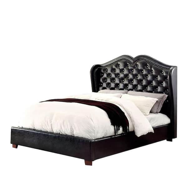 Monroe Black California King Platform Bed