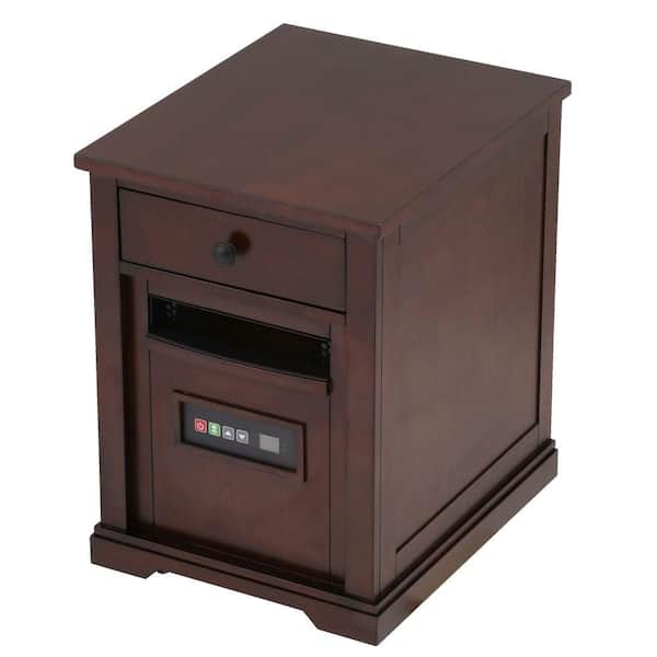 Duraflame 1500-Watt Electric Infrared Quartz Portable Heater with Drawer and Remote Control - Espresso