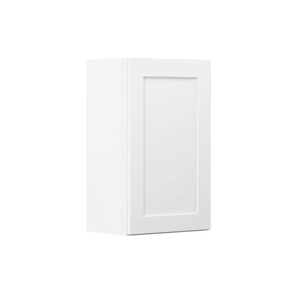 Hampton Bay Denver White Painted Shaker Stock Ready To Assemble Wall Kitchen Cabinet (21 in. x 30 in. x 12 in.)