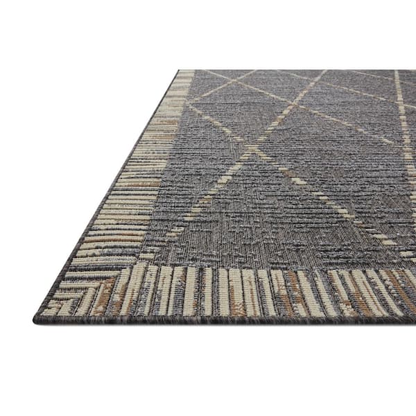 Loloi Rainier Slate/Multi 5'-3" x 7'-7" Indoor/Outdoor Area Rug