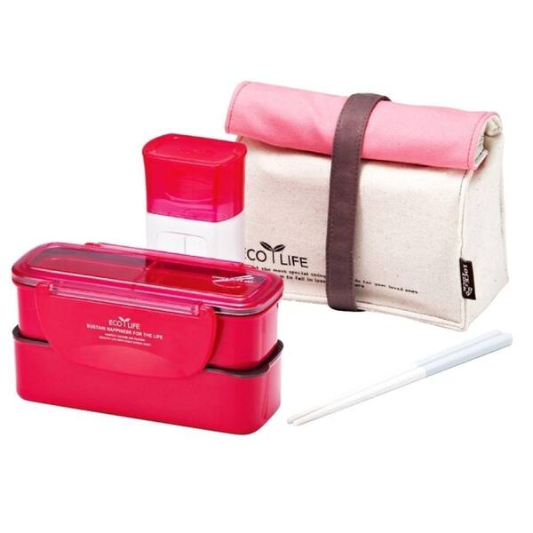 Lock and Lock Slim Lunch Box Pink-DISCONTINUED