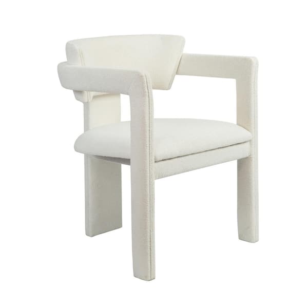 Warehouse of Tiffany Ravyn 22.5 in. Indoor White Finish Accent Chair