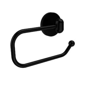 Tango Collection European Style Single Post Toilet Paper Holder in Matte Black