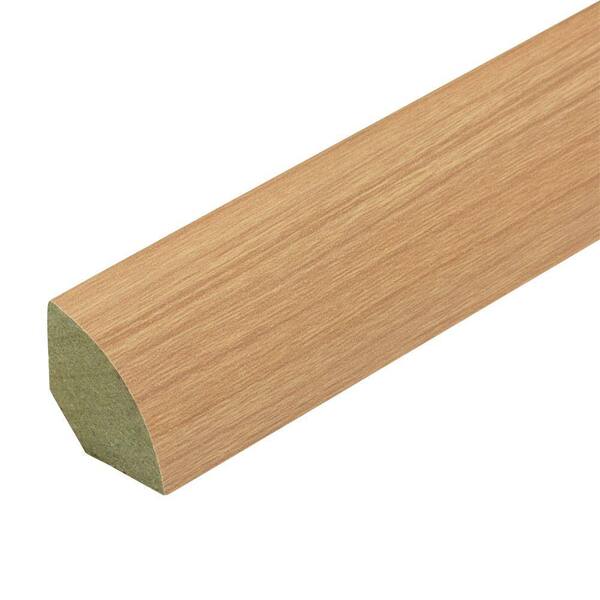 Unbranded Beech Block 3/4 in. Thick x 3/4 in. Wide x 94 in. Length Laminate Quarter Round Molding