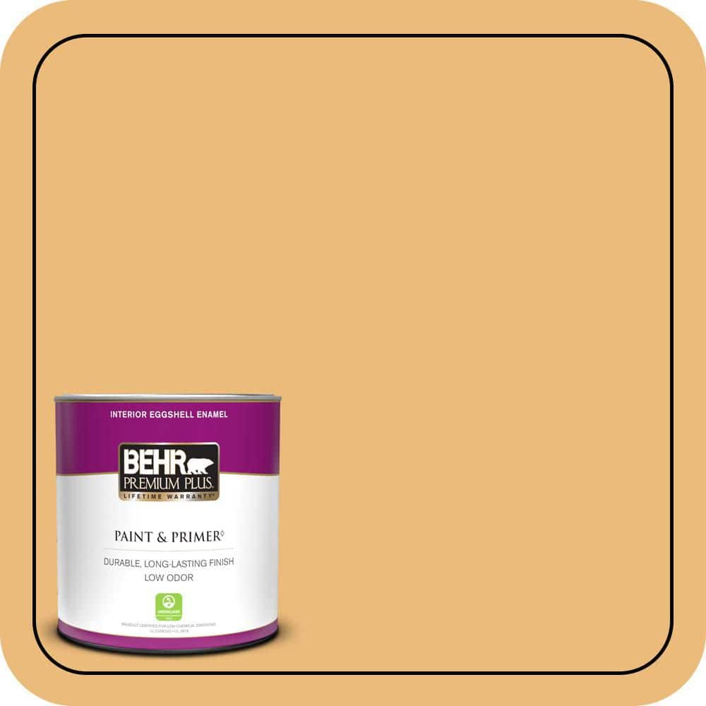 1 qt. #BXC-61 Early Harvest Eggshell Enamel Low Odor Interior Paint & Primer price history on PriceWatchPro