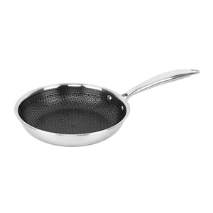 8 in. 3-Ply Hybrid Stainless Steel NonStick Frying Pan