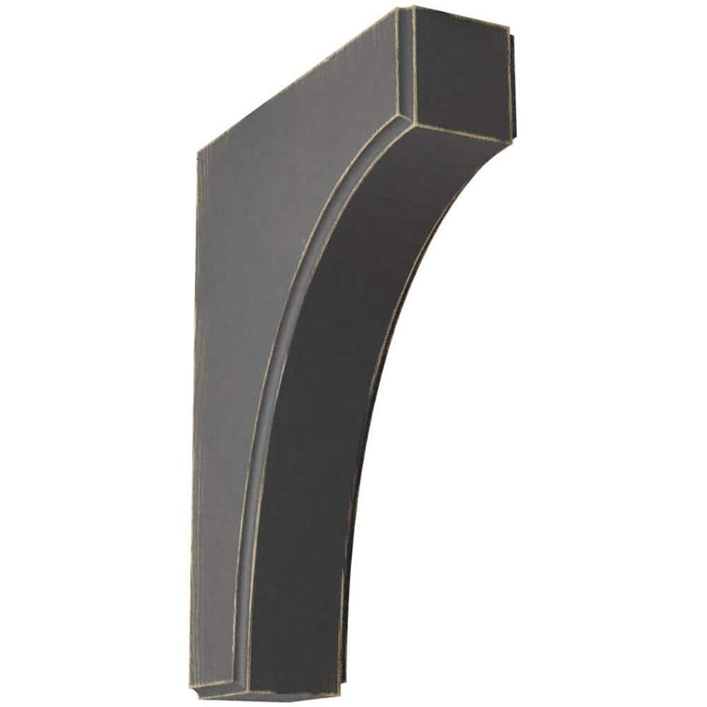 1-3/4 in. x 8 in. x 6 in. Black Clarksville Wood Vintage Decor Bracket price history on PriceWatchPro