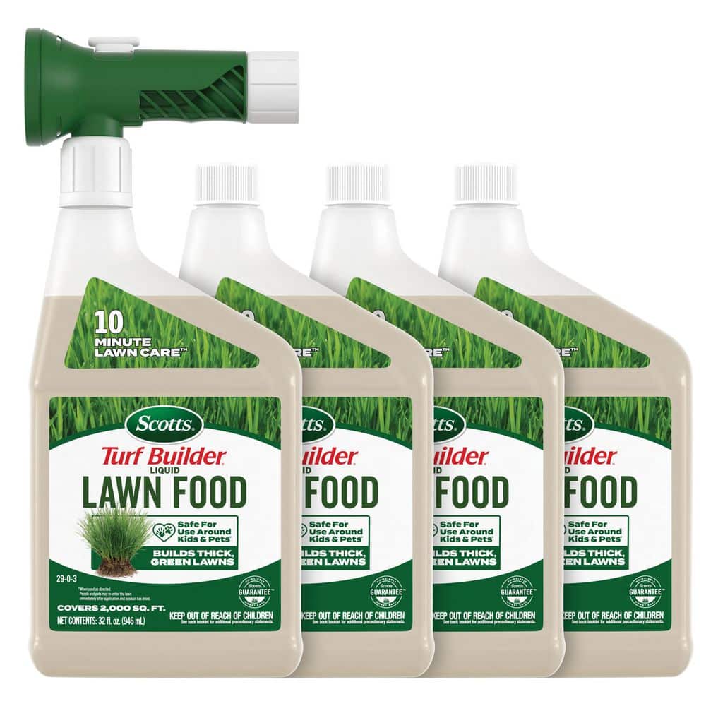 Turf Builder Liquid Lawn Food 128 fl. oz. 8,000 sq. ft. Liquid Lawn Fertilizer, 29-0-3 (4 - 32 oz bottles) price history on PriceWatchPro