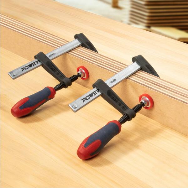 BESSEY Clutch Style 6 in. Capacity Bar Clamp with Wood Handle and 2-1/2 in.  Throat Depth GSCC2.506 - The Home Depot