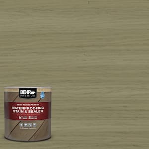 1 qt. #ST-151 Sage Semi-Transparent Waterproofing Exterior Wood Stain and Sealer