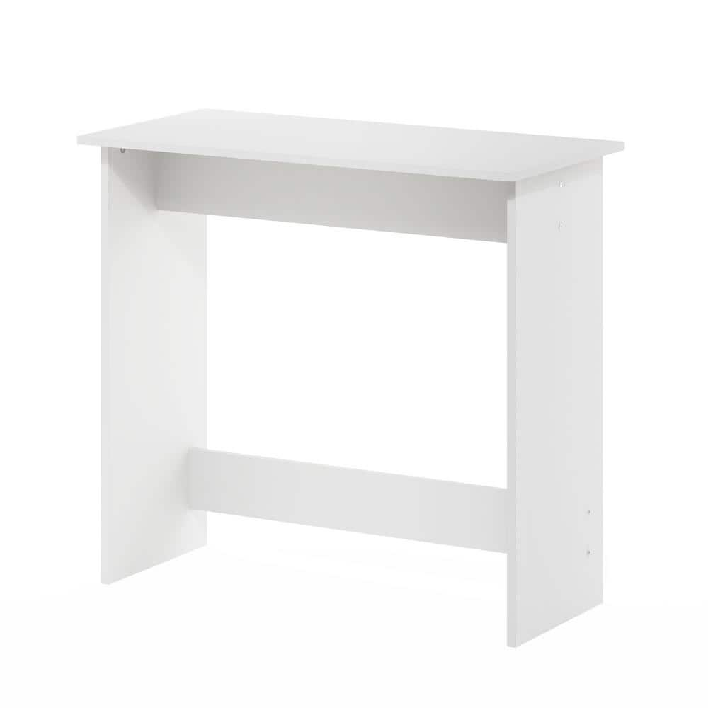 Furinno 32 in. Rectangular White Wood Computer Desk