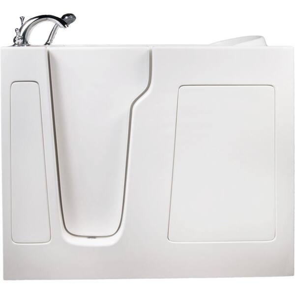 Allure Walk In Tubs 3.83 ft. Left-Drain Walk-In Whirlpool and Air Bath Tub in White