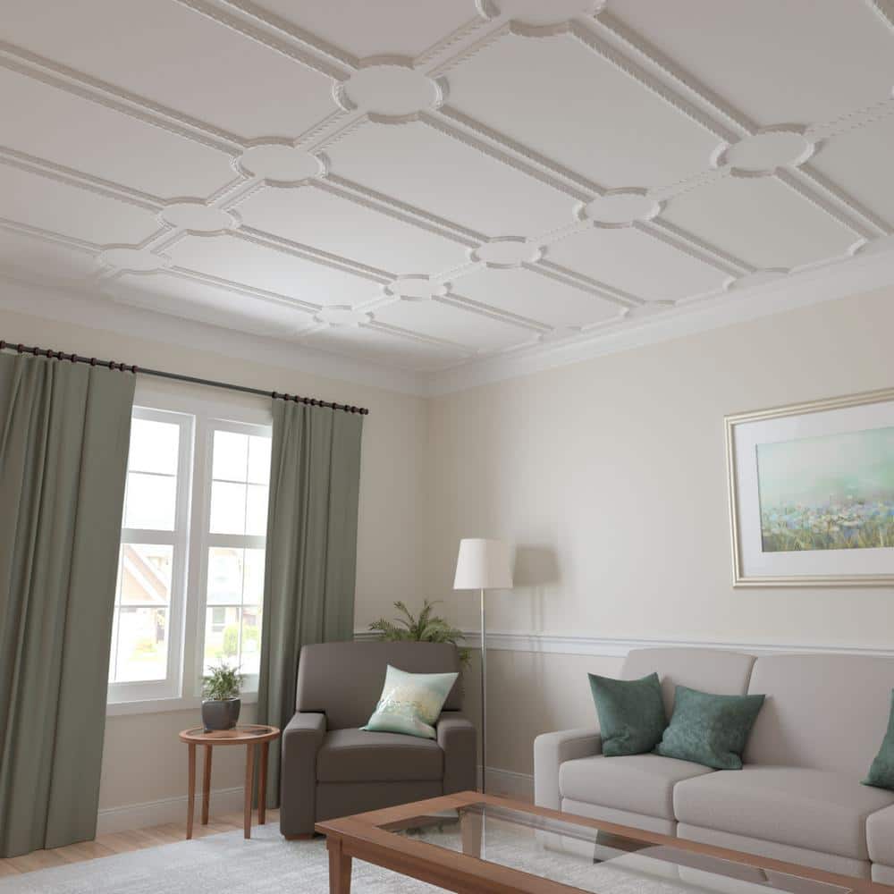 24"W x 48"H Gray Polyurethane Reeded Acanthus Leaf Panel Moulding Kit