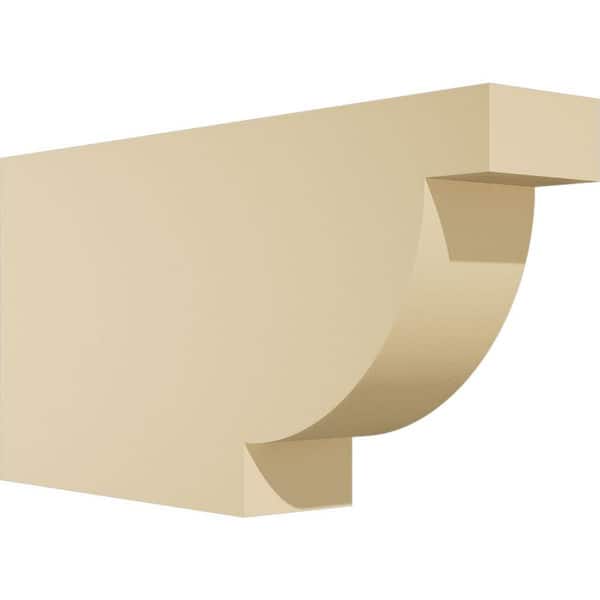 Ekena Millwork Standard Alpine 3 in. W x 8 in. H x 16 in. D Signature Urethane Rafter Tail Outlooker