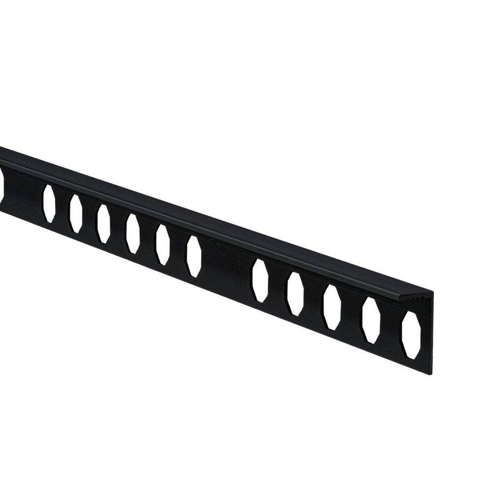Novosuelo Matt Black 3/8 in. x 98-1/2 in. Aluminum Tile Edging Trim price history on PriceWatchPro