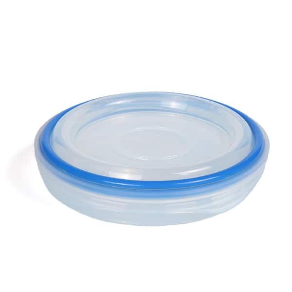 Premium Silicone Collapsible Food Storage Container with Silicone Leakproof  Lid