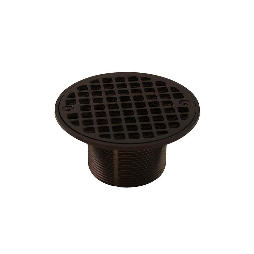 2 in. Brass Spud with 4-1/4 in. Dia Round Strainer in Oil Rubbed Bronze for Shower/Floor Drains price history on PriceWatchPro