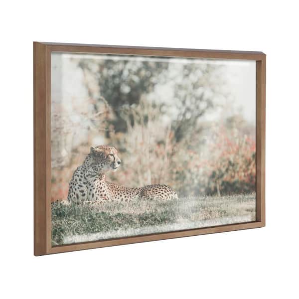 Kate and Laurel Blake "Cheetah" by Alicia Abla Framed Art Print 24 in. x 18 in.