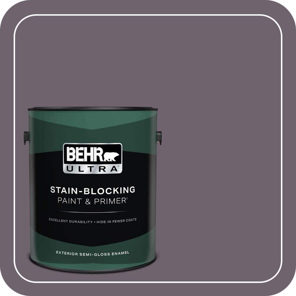 1 gal. #670F-6 Vintage Grape Semi-Gloss Enamel Exterior Paint & Primer price history on PriceWatchPro