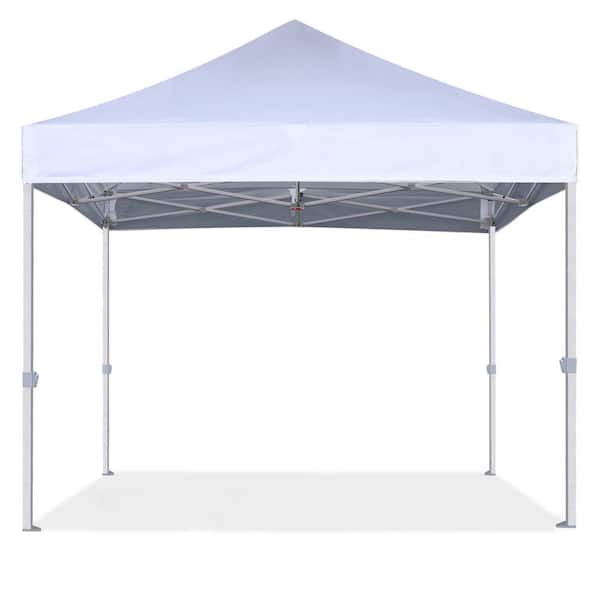 Terracemaster Commercial 10 ft. x 10 ft. Purple Pop Up Canopy Tent with Roller Bag