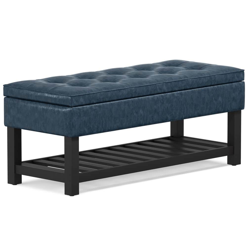 Simpli Home Cosmopolitan 44 in. Wide Transitional Rectangle