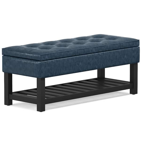 Simpli Home Cosmopolitan 44 in. Wide Transitional Rectangle