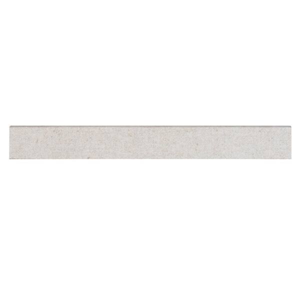 MSI Tektile Hopsack Ivory Bullnose 3 in. x 24 in. Matte Porcelain Wall Tile (5 pieces / 10 lin. ft. / case)