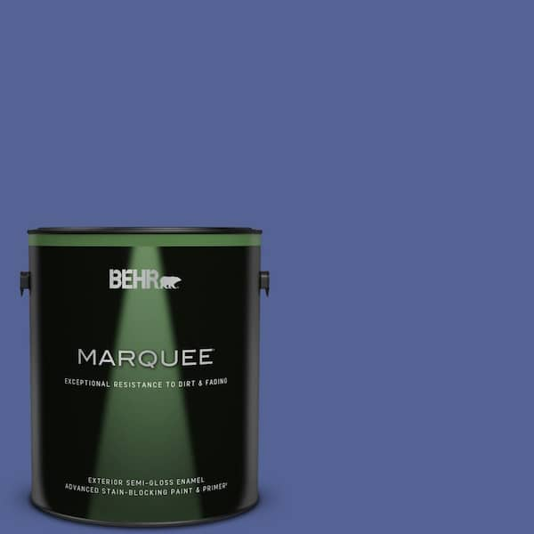 BEHR MARQUEE 1 gal. #610B-7 Breathtaking Semi-Gloss Enamel Exterior Paint & Primer