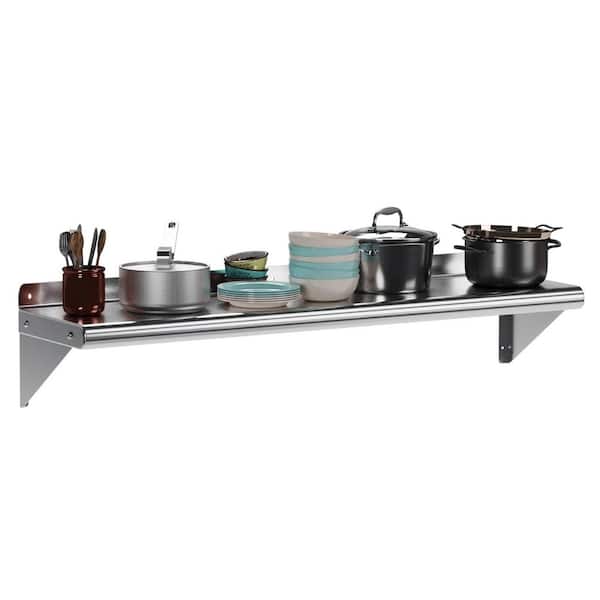1-Pack, 48 in. W x 12 in. D Garage Wall Shelf, NSF Certified Shelves, 280 lb. Load Capacity Heavy Duty Floating Shelf