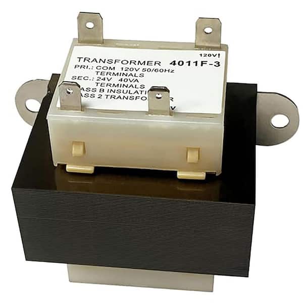 4011F-3 120V to 24V 40VA Transformer for Furnace and HVAC Systems, 24 Volt Transformer with Foot Mount