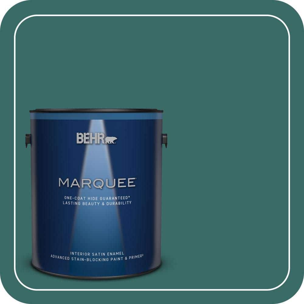 1 gal. #M450-7 Beta Fish One-Coat Hide Satin Enamel Interior Paint & Primer price history on PriceWatchPro