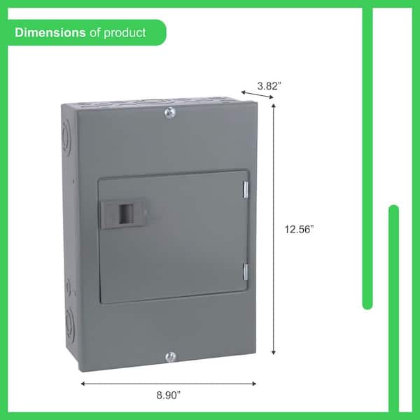 Square D QO 100 Amp 8-Space 16-Circuit Indoor Surface Mount Main