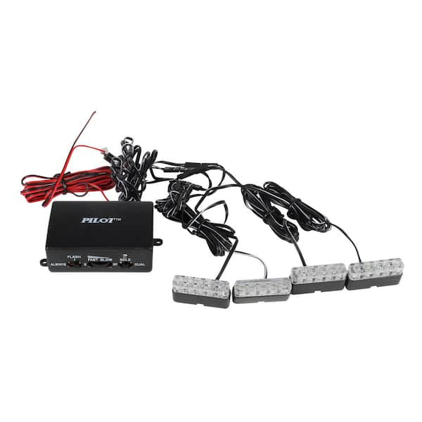 White LED Strobe Light Kit with Adjustable Speed