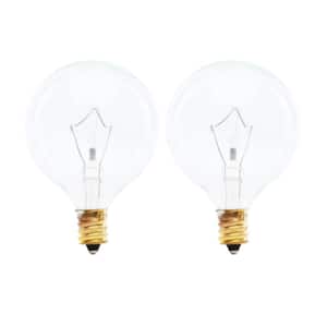 Feit Electric 15-Watt C7 E12 Candelabra Base Dimmable Incandescent Candle  Warmer Light Bulb Soft White 2700K (2-Pack) BP15C71/2/HDRP - The Home Depot
