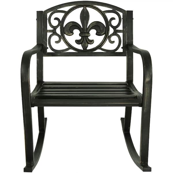 Wrought Iron Rocking Chair Patio Furniture - Patio Ideas