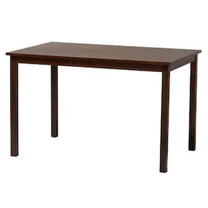 Andrew Dark Brown Wood Dining Table