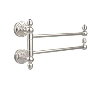 Waverly Place Collection 2 Swing Arm Towel Rail in Satin Nickel