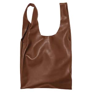 Leather Tote Bag in Molases