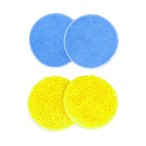 Electra Mop Replacement Pads, Washing & Polishing, FP40 Reusable Spin Pads