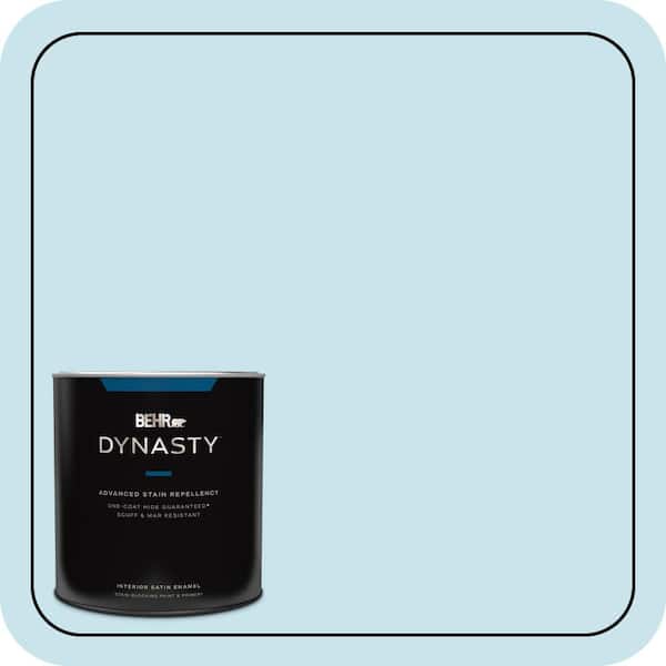 BEHR DYNASTY 1 qt. #M480-2A Winterscape Satin Enamel Stain-Blocking Interior Paint and Primer