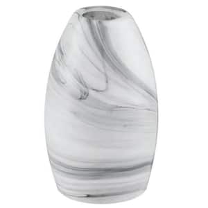 7.72 in Charcoal Swirl Glass SH with 2-1/4 in. Fitter Size