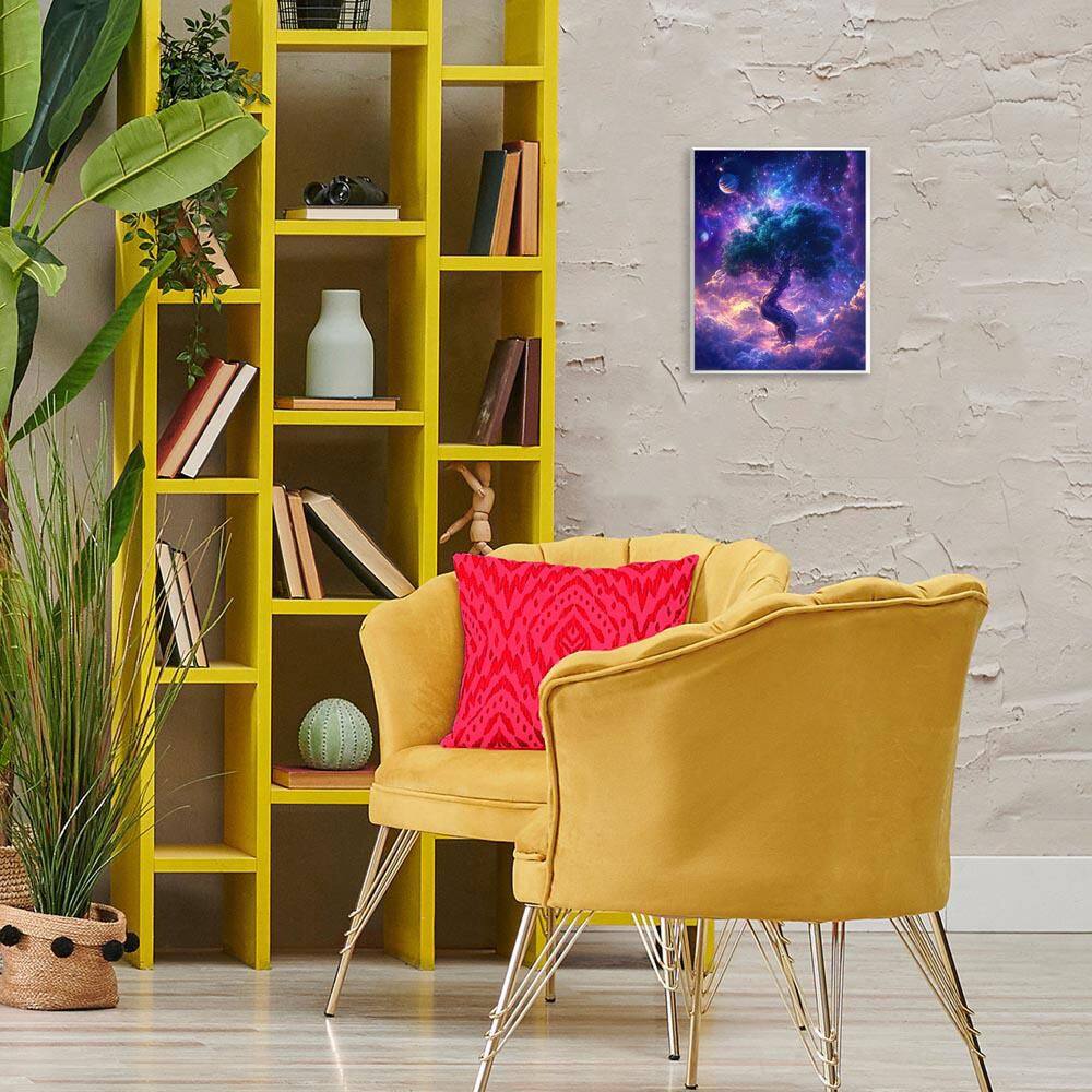 Tree Of Life Through Clouds by Wumples Unframed Nature Graphic Art Print 14 in. x 11 in. price history on PriceWatchPro
